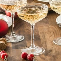 Wheel&Barrow Home CHAMPAGNE CUP Cut Coupe 270ml Tableware