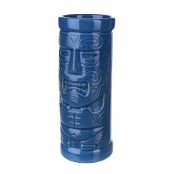 Wheel&Barrow Home TIKI MUG Ceramic Royal Blue 380ml