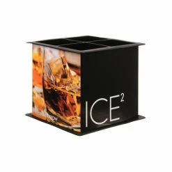 Wheel&Barrow Home ICE CUBE MOULD Silicone Extra Large Set/2 Ice Cube Trays