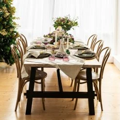 Wheel&Barrow Home COUPE GLASS Optic Clear With Gold Rim 255ml