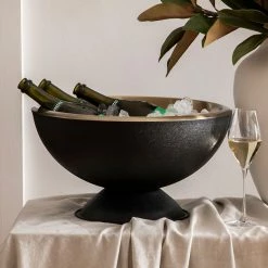 Wheel&Barrow Home Barware CHAMPAGNE TUB Gold With Black Coating 43cm