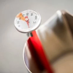 Wheel&Barrow Home MILK THERMOMETER Stainless Steel With Clip Cooking Thermometers