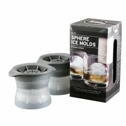 Wheel&Barrow Home Ice Cube Trays ICE MOULD SPHERE Extra Large Set/2
